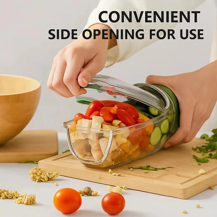 Acrylic Salad Pod Container Leak Proof Meal Prep Bowel
