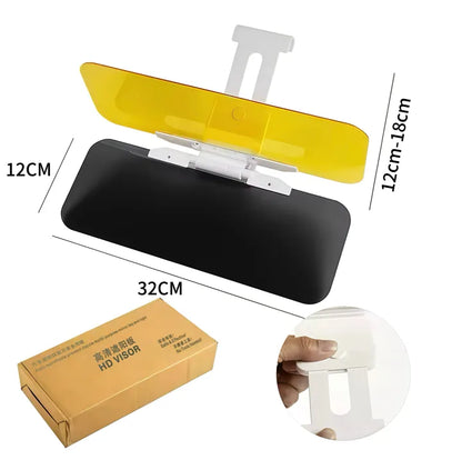 Two-In-One Car Sun Visor Anti-Glare Adjustable
