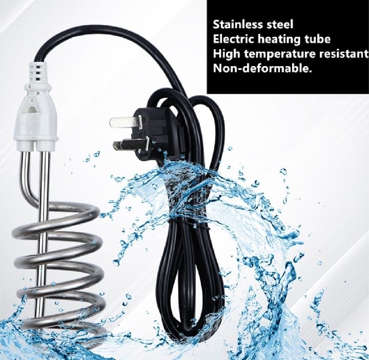 Electric Water Heating Rod Portable Electric Water Heater Electric Water Immersion Rod 2000 Watt (NO SHOCK)